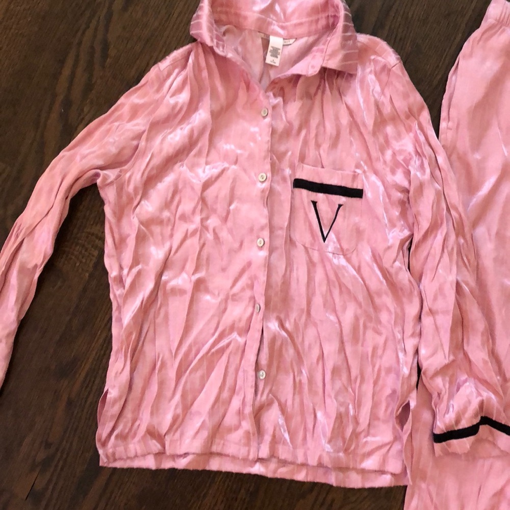 Victoria secret silk pajamas set